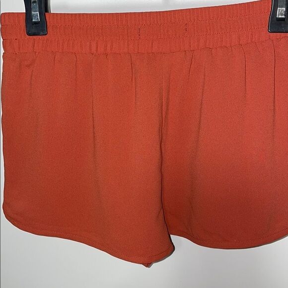 Forever 21 Orange Athletic Shorts with Elastic Waistband - Picture 4 of 5